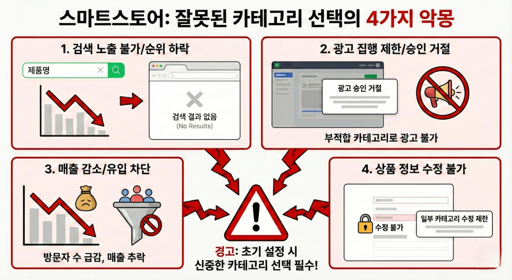 스마트스토어 상위노출 카테고리 위험성