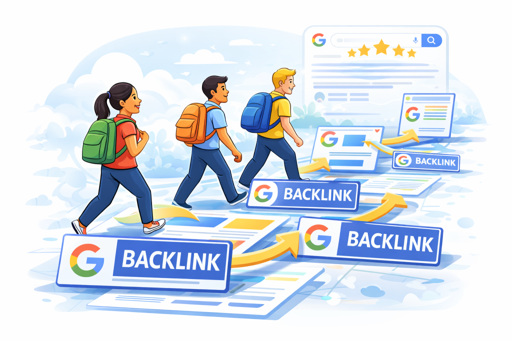 백링크 작업 방문자