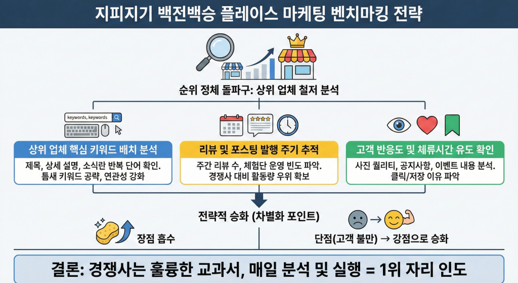 네이버 플레이스 상위노출 경쟁 업체 벤치마킹 방법