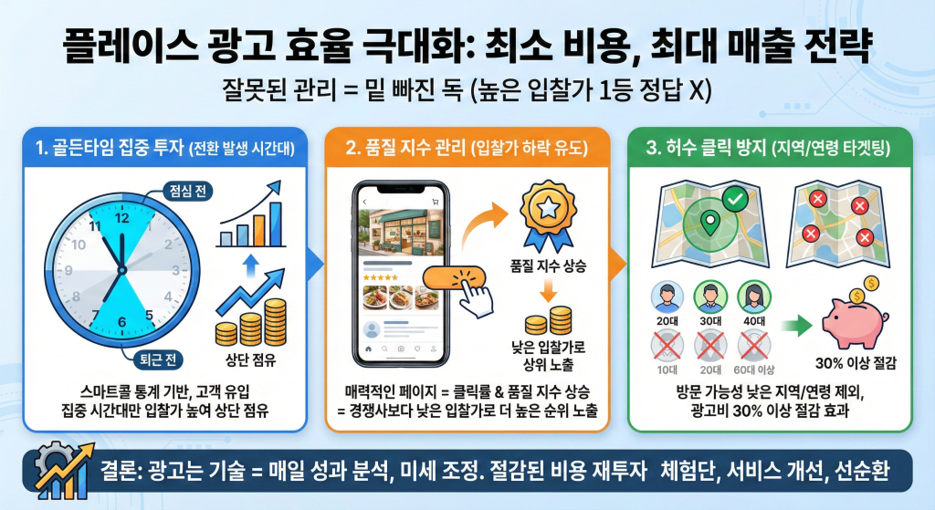 네이버 플레이스 상위노출 광고 입찰가 조절