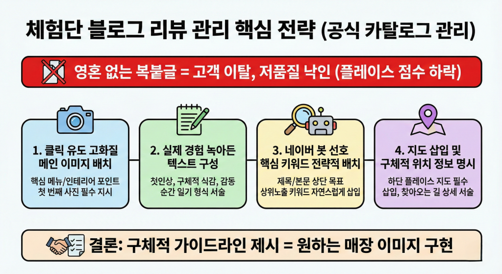 네이버 플레이스 상위노출 블로그 리뷰 관리 수칙