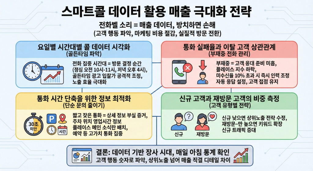 네이버 플레이스 상위노출 스마트콜 통계 분석