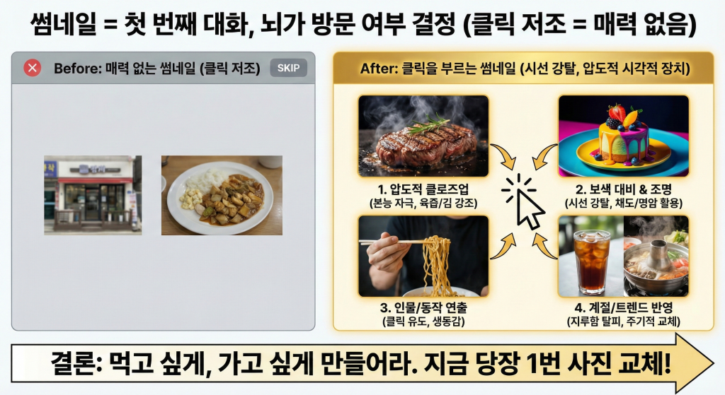 네이버 플레이스 상위노출 썸네일 제작 핵심