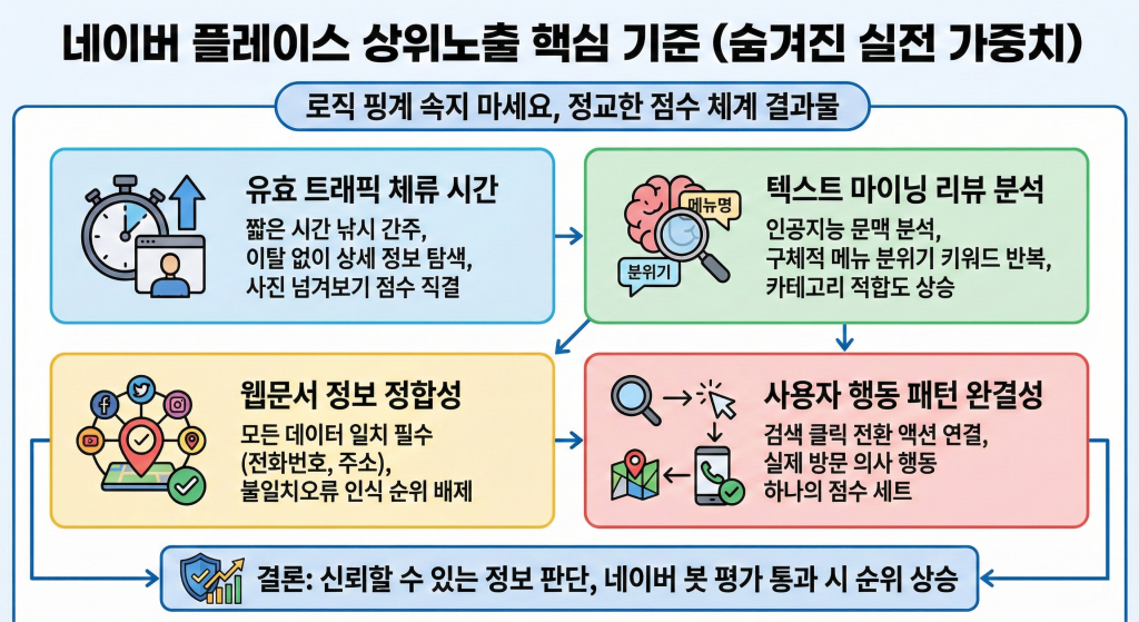 네이버 플레이스 상위노출 알고리즘 진실