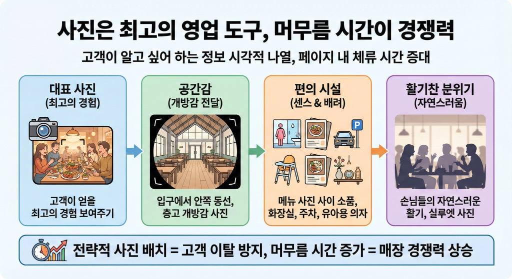 네이버 플레이스 상위노출 전략적 사진 배치