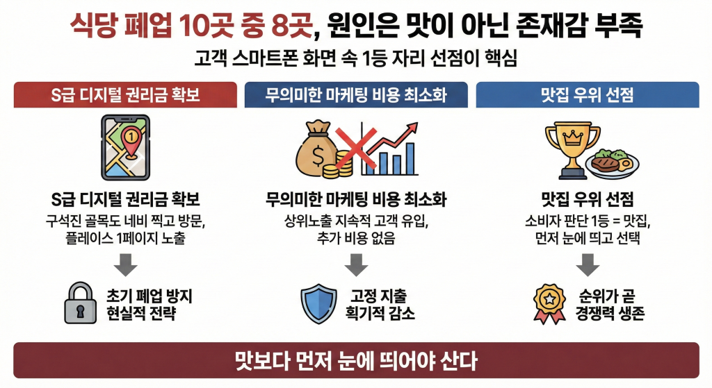 네이버 플레이스 상위노출 창업 생존율 상승 방법