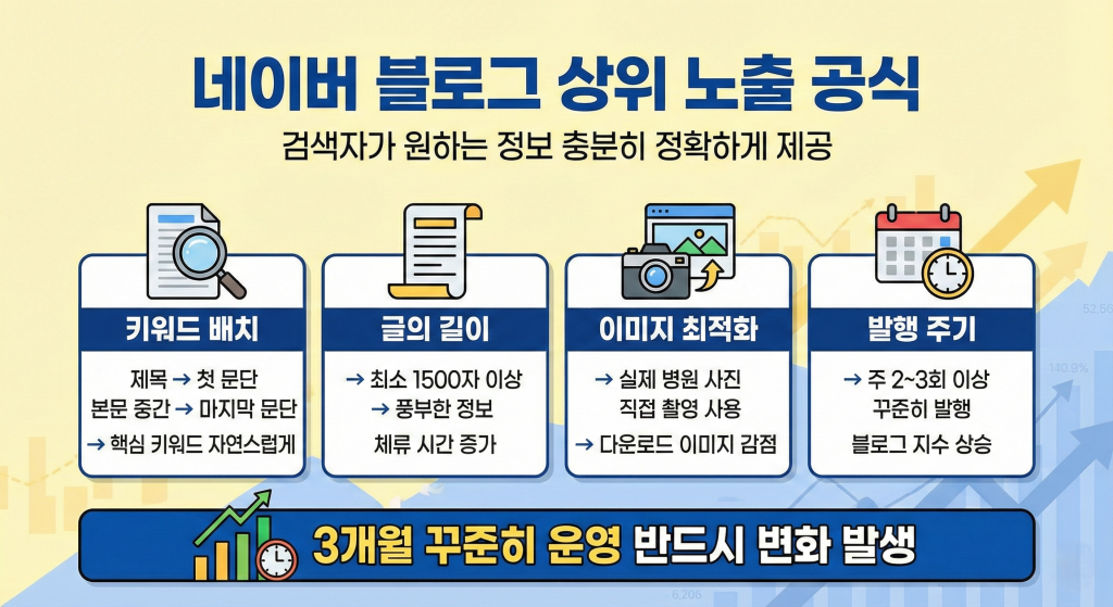 동물병원 마케팅 네이버 블로그 상위 노출 공식