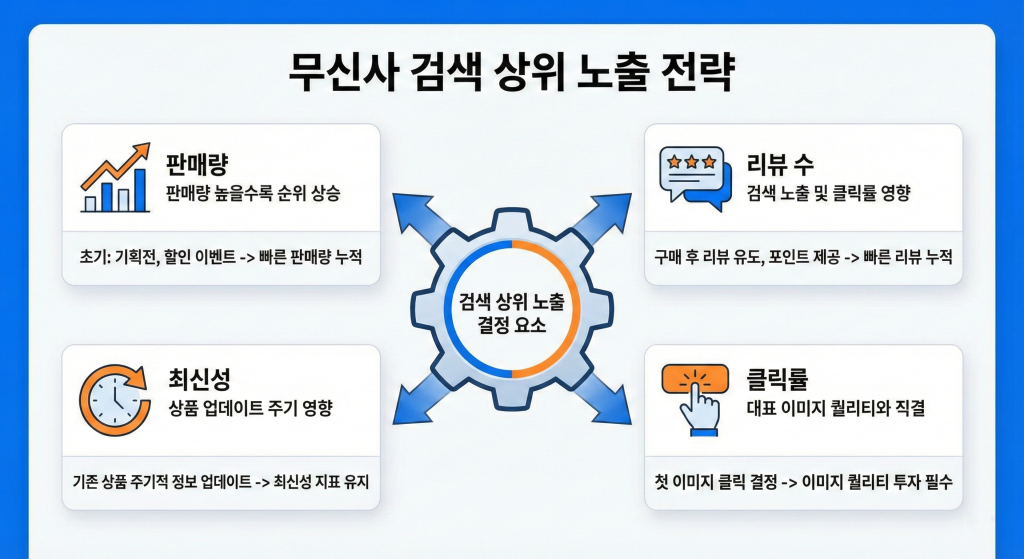무신사 마케팅 상위 노출 전략