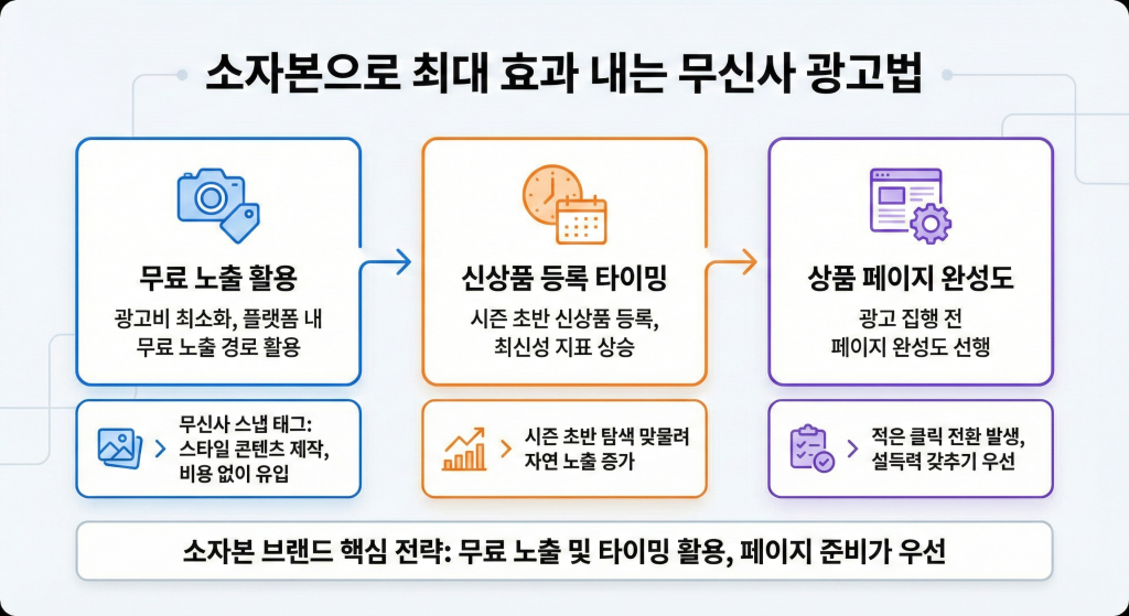 무신사 마케팅 소자본 광고 방법