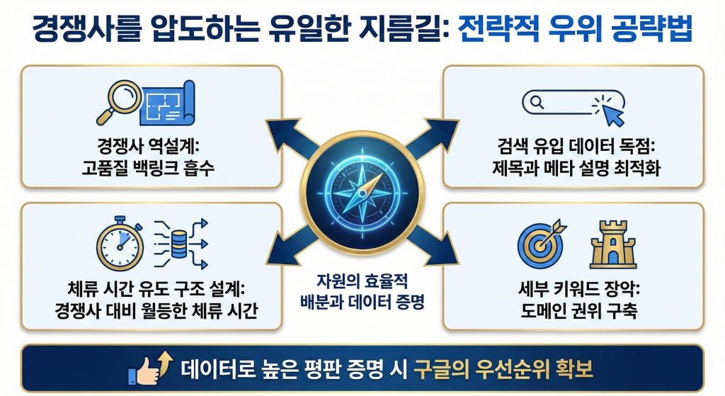 백링크 경쟁사 압도 지름길