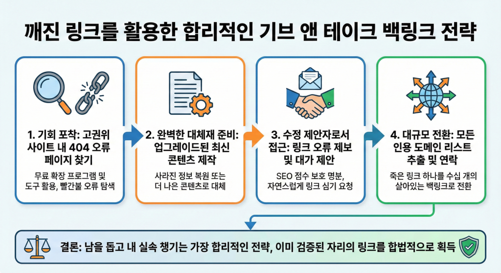 백링크 깨진 링크 전략