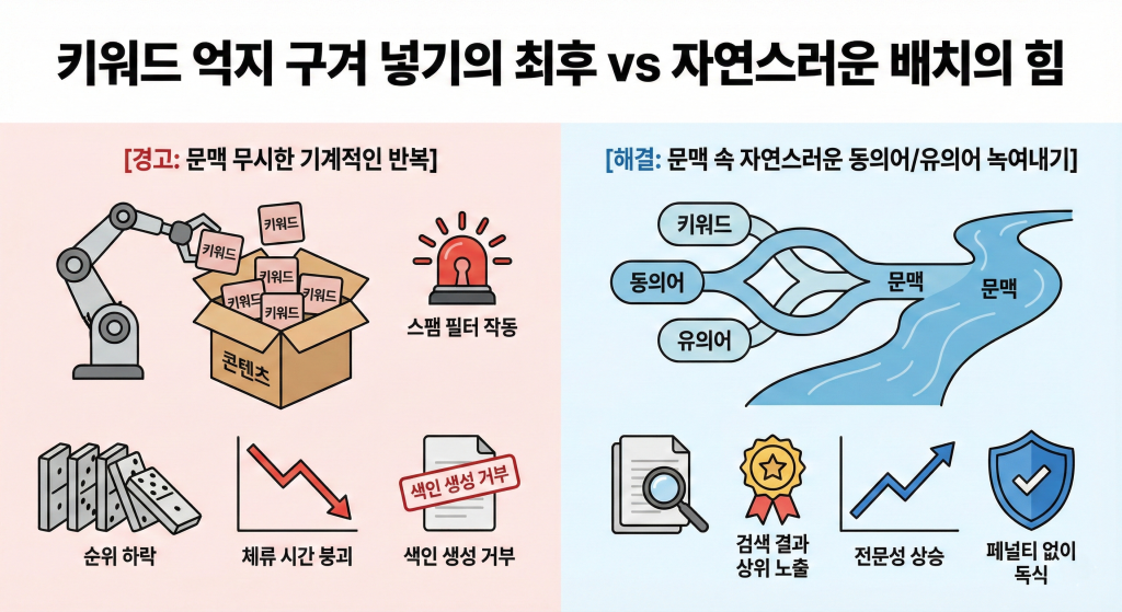 백링크 키워드 남용 저품질