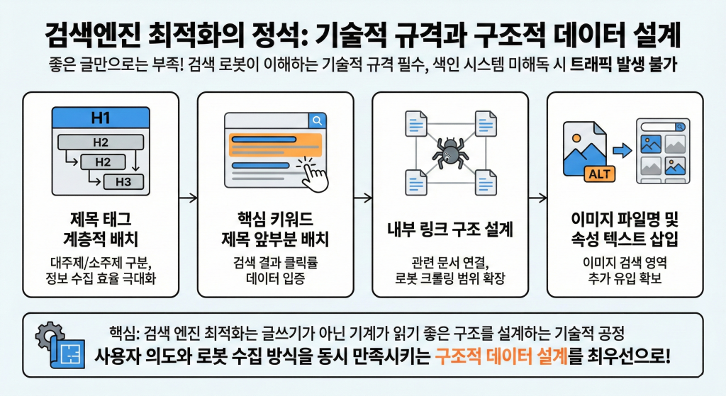 웹사이트 상위노출 검색엔진 최적화 정석