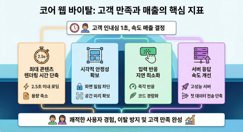 웹사이트 상위노출 코어 웹 바이탈 개선