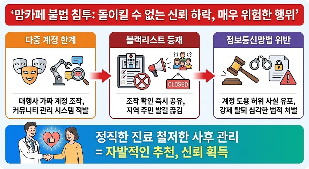 치과 마케팅 맘카페 바이럴 실체