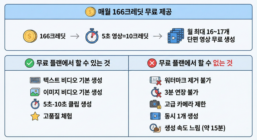 클링 AI 무료 플랜 장단점