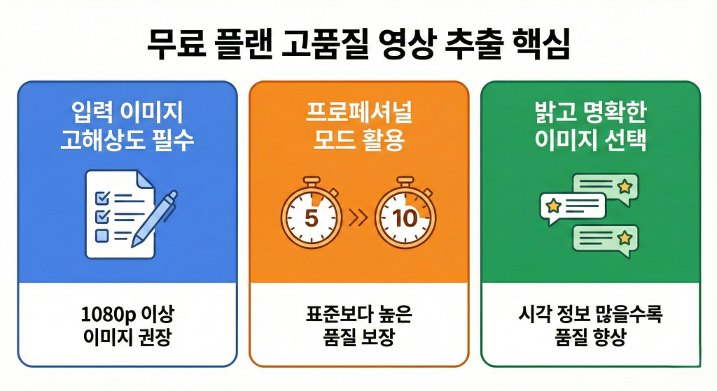 클링 AI 무료 플랜 화질 높은 영상 뽑는 방법