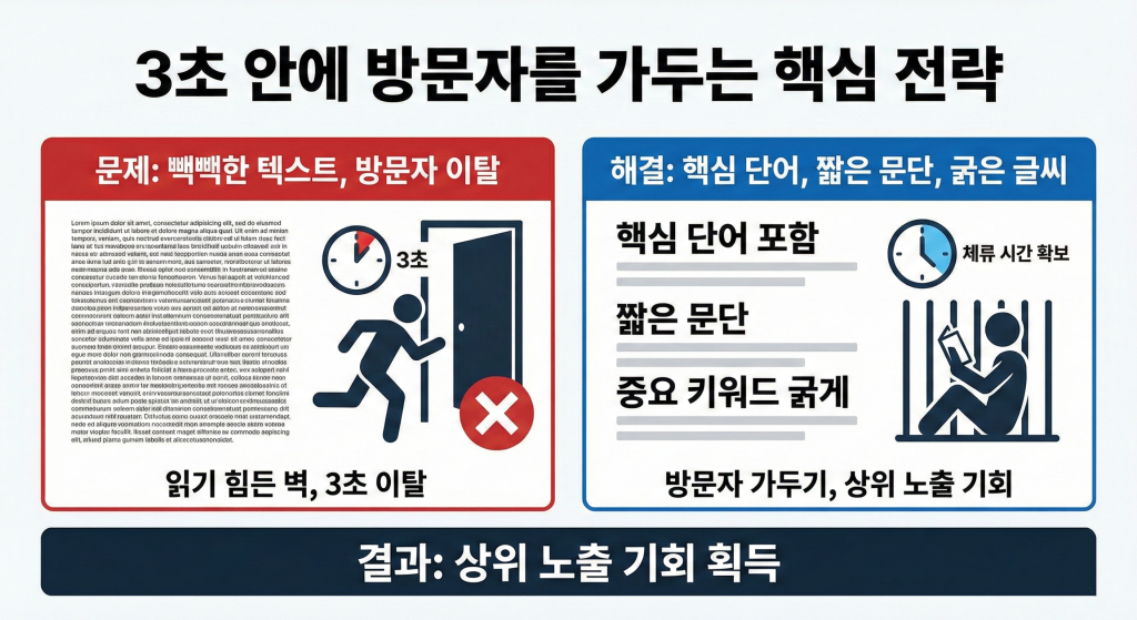 SEO 트렌드 글쓰기 가독성 꿀팁
