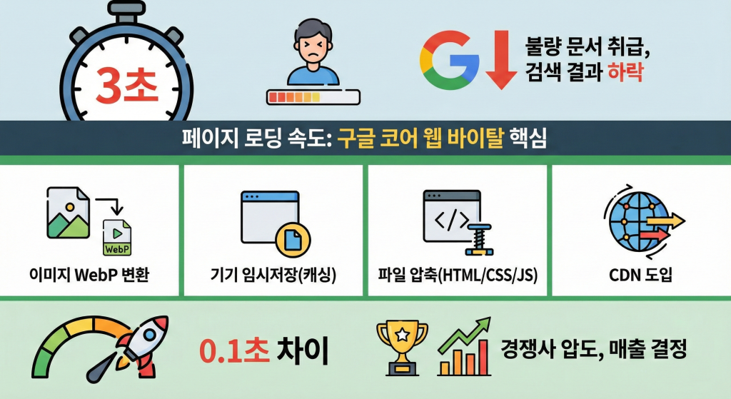 SEO 트렌드 페이지 로딩 속도 개선