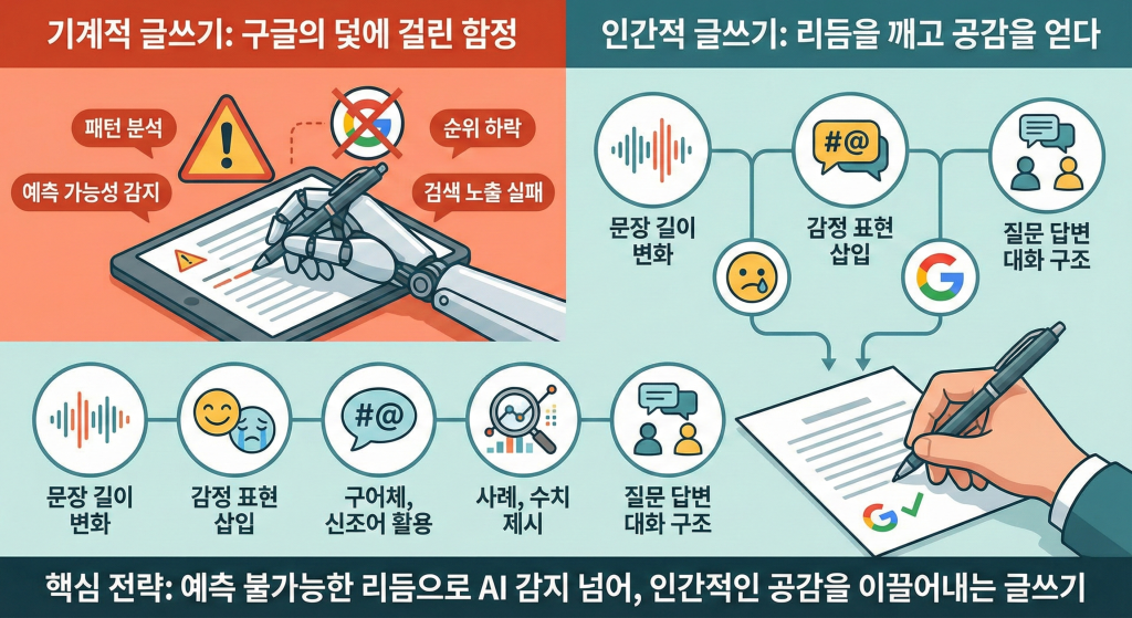SEO 트렌드 AI 감지 우회 글 작성 방법