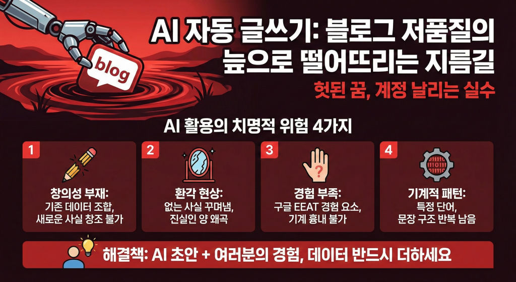 SEO 트렌드 AI 활용 위험성