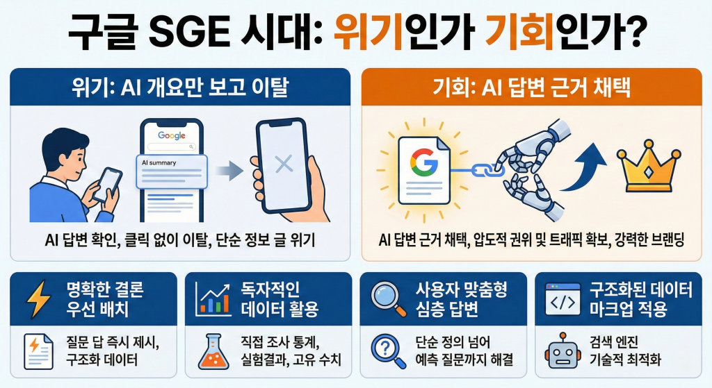 SEO 트렌드 SGE 대비 방법