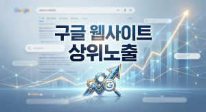 구글 웹사이트 상위노출 대표 이미지