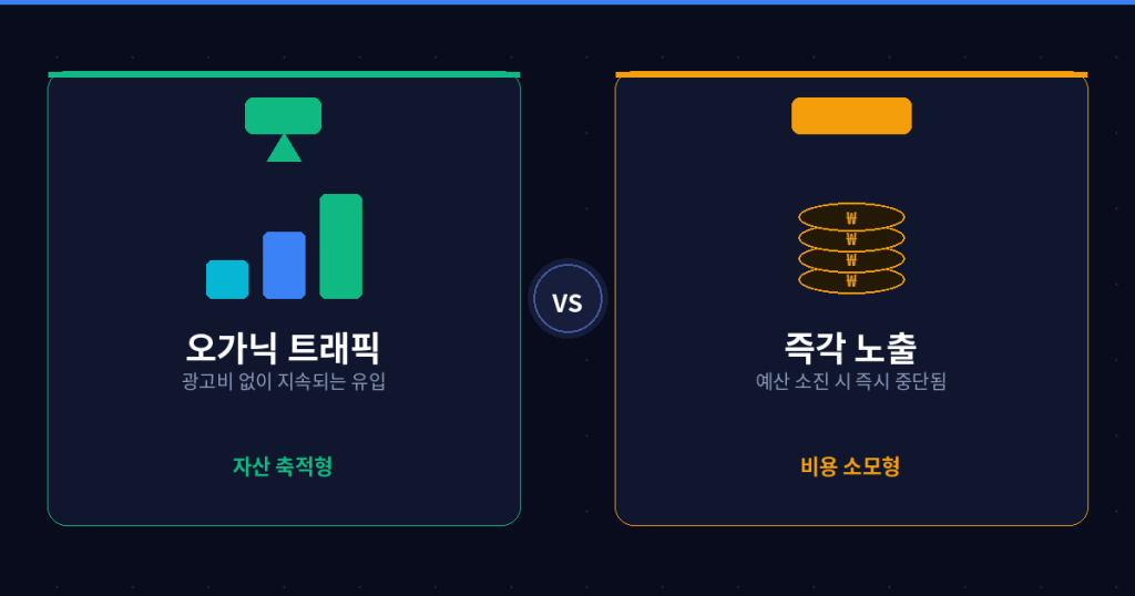 SEO 유료 광고 차이